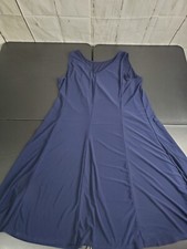 Tiana B Shift Dress Women 3X Sleeveless Black Stretchy Comfy NWOT