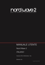 Manuale Italiano Tastiera Sinth Nord Wave 2