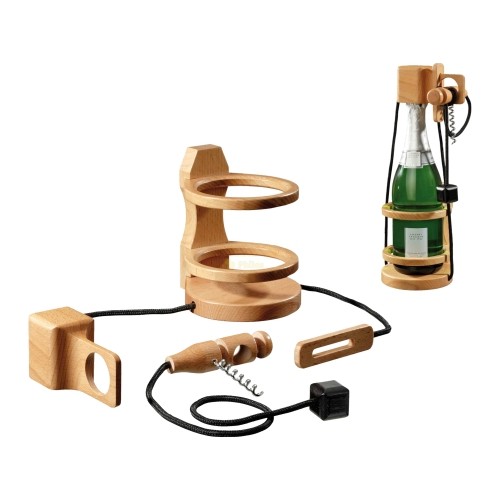 Flaschen safe con - cavatappi,