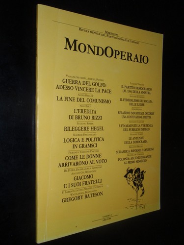 Mondoperaio 1991 - mondoperaio, 3
