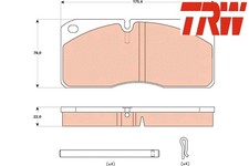 Set pastiglie freno, freno a