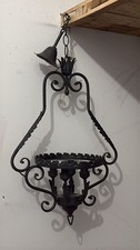 Antico lampadario ferro - in,