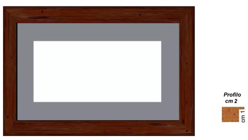 Cornice classica legno - in, noce