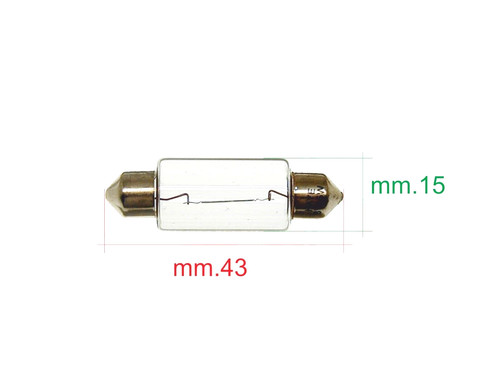 Lampadina maggiorata 15w - 6v,