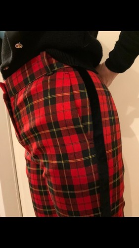 Pantaloni tartan rossi - pantaloni,