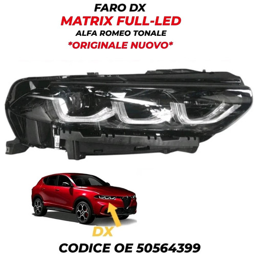 Faro alfa romeo tonale matrix - romeo,