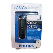 NUOVO Philips GoGear SA2315 argento/nero (1 GB) lettore multimediale digitale MP3 WMA