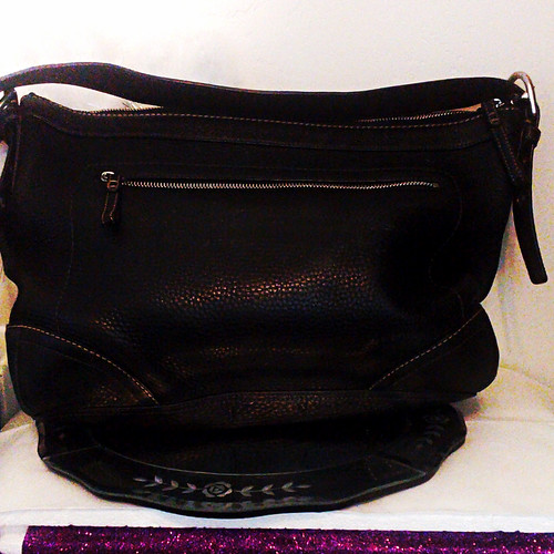 Borsa tracolla coach nera - a,