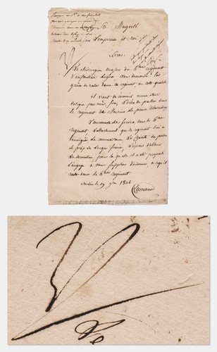 Documento napoleone bonaparte - documento,