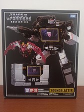 TRANSFORMERS MASTERPIECE MP-13B SOUNDBLASTER SOUNDWAVE + COIN TAKARA COME NUOVO
