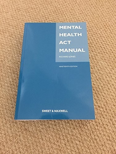 Mental health act manual - health, by