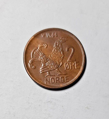 Moneta norvegia ore 1966 - moneta,