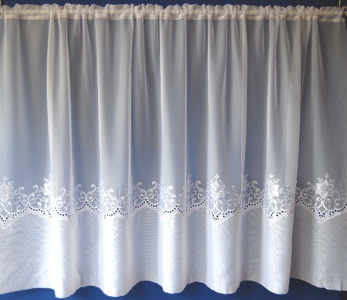 Tenda rete voile bianca - a,