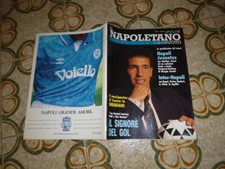 CALCIO NAPOLI  RIVISTA  IL NAPOLETANO NR 2  OTTOBRE  1991   MAXIPOSTER  CARECA