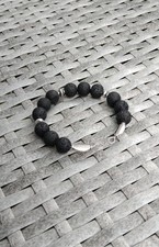 2 Bracciali Rocce Lava Fatti a
