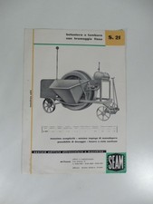 Seam. Societa' edilizia attrezzature e macchine. Betoniera a tamburo