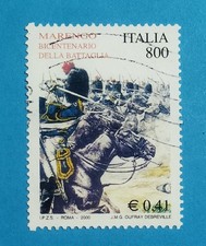 H2186- ITALIA -ITALY 2000 BATTAGLIA DI MARENGO LIRE 800 USATO