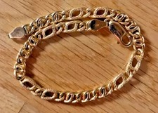 BRACCIALE braccialetto Unisex ORO massiccio a 18kt 750/°° grammi 7,51 - 20,2cm
