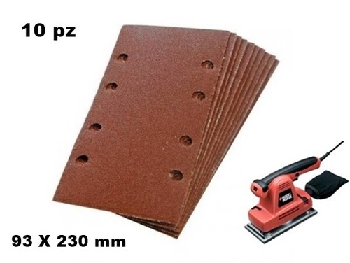 Set fogli carta vetrata - set, 10