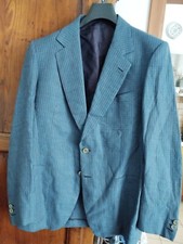 Stupenda giacca Sartoriale Uomo Scozzese Tg.48 Fresco Lana a mano Tailormade