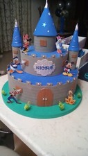 Torta finta castello disney - torta,