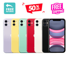 Smartphone Apple iPhone 11 64 GB 128 GB sbloccato schermo Verizon 6,1" giallo verde