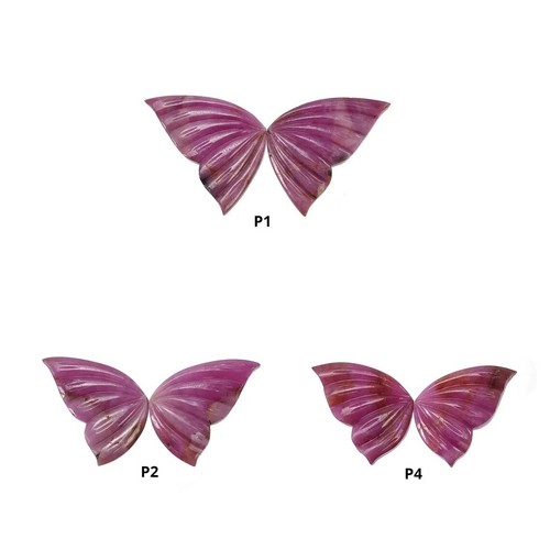 Coppia farfalle intagliate - coppia, di