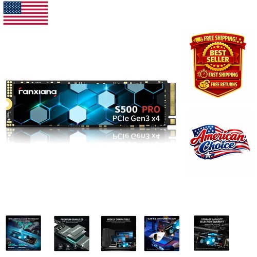 Ssd pcie s500 pro - ssd, 256gb