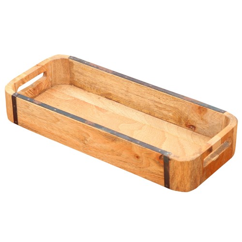 Vassoio vintage legno - vassoio,