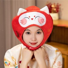 Comodo cappello di peluche per
