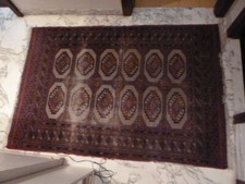 TAPPETO BUKARA LAHOR ANNODATO A MANO  VINTAGE 185 X 129