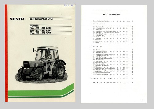 Fendt farmer 240 - farmer, 260