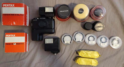 Pentax auto 110 set - pentax, completo