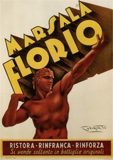 Marsala Florio Vintage Poster