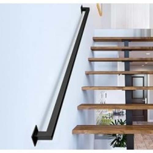 Corrimano con staffa ferro - in,