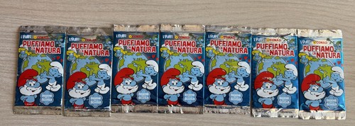 Lotto bustine card puffi - 7,