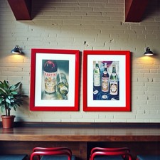 Coppia Quadri Con Originali