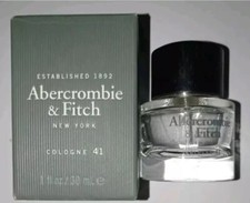 Abercrombie & Fitch Cologne 41 30 Ml Flacone Profumo VUOTO Da Collezione Empty 