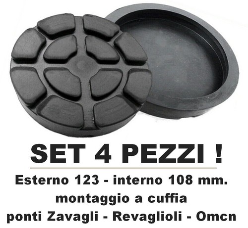 Pezzi tamponi 123 mm - d.,