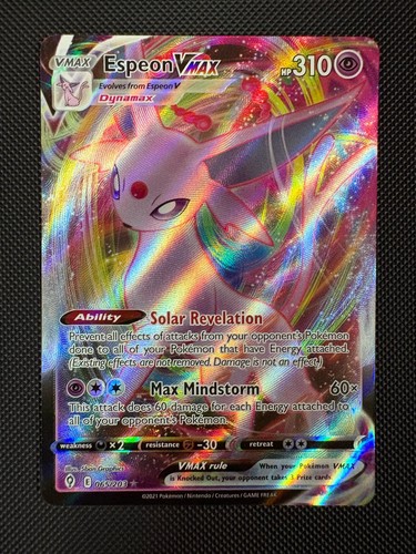 Espeon vmax 065 203 holo - espeon,
