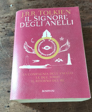 Libro IL SIGNORE DEGLI ANELLI J.R.R. Tolkien  Bompiani Giunti Ed. Anno 2017