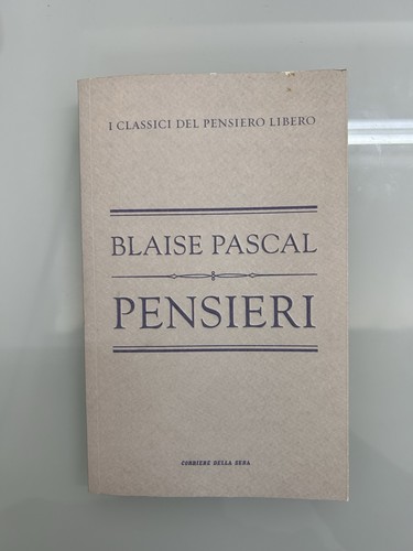 Pensieri blaise pascal pref - blaise,