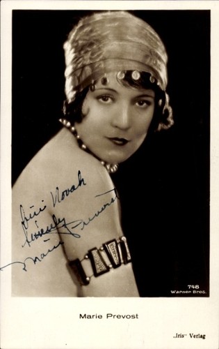 Cartolina attrice marie - attrice,