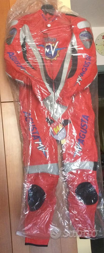 Tuta moto pelle intera - mv,