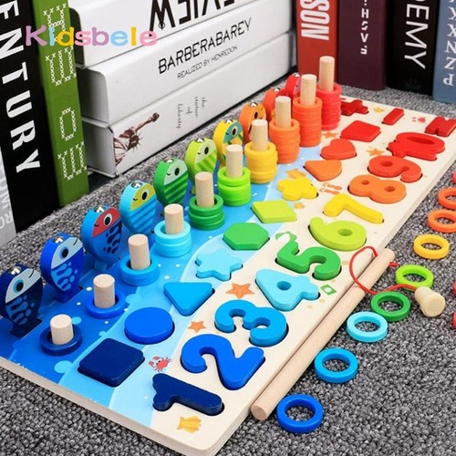 Montessori wooden math toys