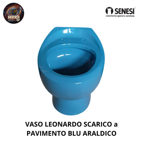 Vaso scarico pav blu araldico - vaso, blu/araldico