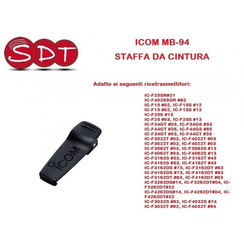 Icom clip da cintura - mb-94,