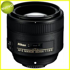 Nikon AF-S Nikkor 85mm f1,8 G Teleobiettivo Full Frame per ritratto. FX-DX