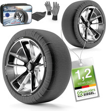 Premium Calze Da Neve Omologate Italia EN 16662-1, Set Di 2 Catene Da Neve in Te