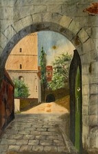 Quadro a Olio Autografato